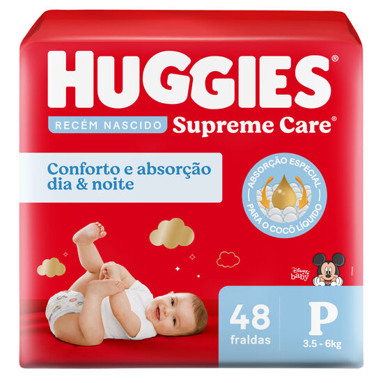 Fralda Huggies Supreme Care P - 48 fraldas